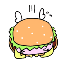 Fairy burger of the hamburger sticker #273919