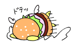 Fairy burger of the hamburger sticker #273926
