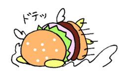 Fairy burger of the hamburger sticker #273926
