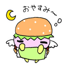 Fairy burger of the hamburger sticker #273928