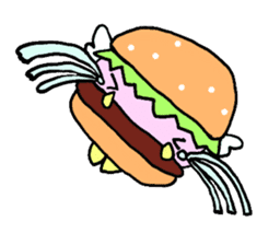 Fairy burger of the hamburger sticker #273933
