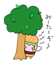 Fairy burger of the hamburger sticker #273935