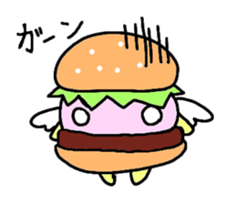 Fairy burger of the hamburger sticker #273936
