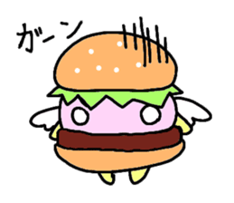 Fairy burger of the hamburger sticker #273936