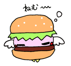 Fairy burger of the hamburger sticker #273937