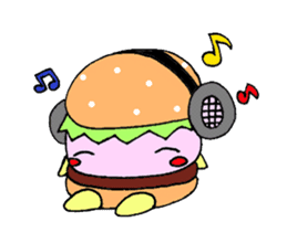 Fairy burger of the hamburger sticker #273941