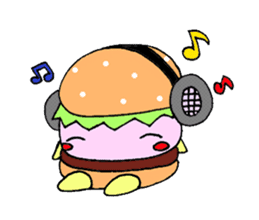 Fairy burger of the hamburger sticker #273941