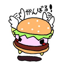 Fairy burger of the hamburger sticker #273942