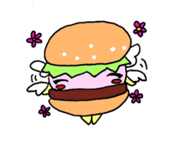 Fairy burger of the hamburger sticker #273944