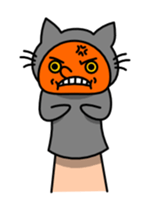 Funny hand puppet sticker #273954