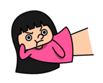 Funny hand puppet sticker #273965