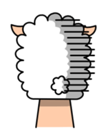 Funny hand puppet sticker #273970