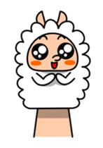 Funny hand puppet sticker #273971