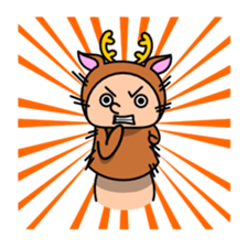 Funny hand puppet sticker #273976