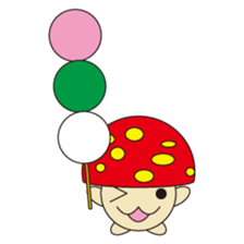 circle face 13 mushroom part 2 sticker #274207