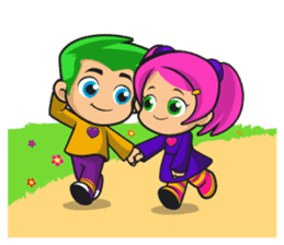 BEST FRIEND FOREVER (SAM AND WILLLOW) sticker #274265