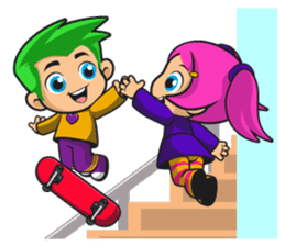 BEST FRIEND FOREVER (SAM AND WILLLOW) sticker #274267