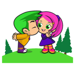 BEST FRIEND FOREVER (SAM AND WILLLOW) sticker #274268