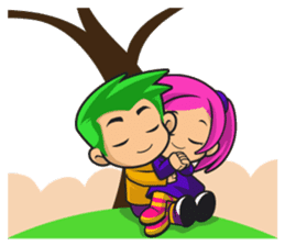 BEST FRIEND FOREVER (SAM AND WILLLOW) sticker #274272