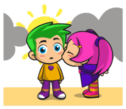 BEST FRIEND FOREVER (SAM AND WILLLOW) sticker #274276