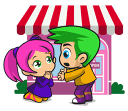 BEST FRIEND FOREVER (SAM AND WILLLOW) sticker #274293