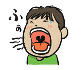 An older sister and younger brother sticker #274791