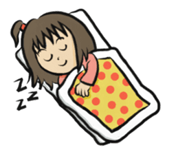 An older sister and younger brother sticker #274793