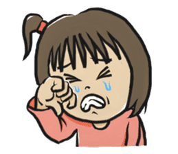 An older sister and younger brother sticker #274803