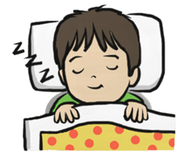 An older sister and younger brother sticker #274810