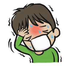 An older sister and younger brother sticker #274815