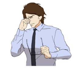 For the Business man sticker #275299