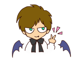 cynical devil's happy life sticker #275349