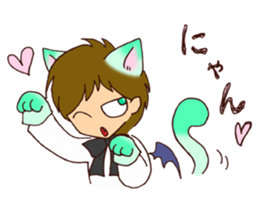 cynical devil's happy life sticker #275376