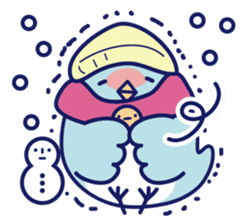 Always with a little friend sticker #275493