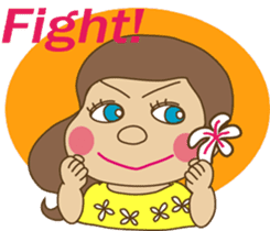 The HULA girl! sticker #275590