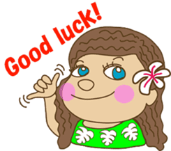 The HULA girl! sticker #275600