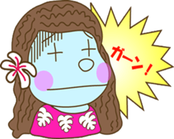 The HULA girl! sticker #275601