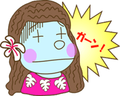 The HULA girl! sticker #275601