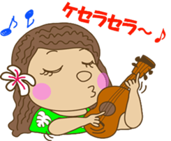 The HULA girl! sticker #275605