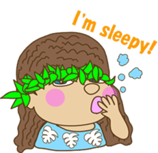 The HULA girl! sticker #275607