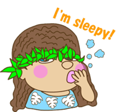 The HULA girl! sticker #275607