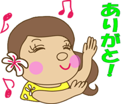 The HULA girl! sticker #275608
