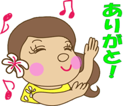 The HULA girl! sticker #275608