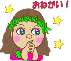 The HULA girl! sticker #275615