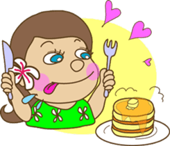 The HULA girl! sticker #275616