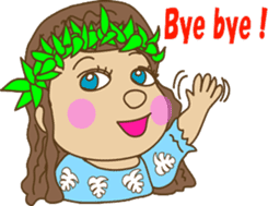 The HULA girl! sticker #275619
