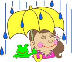 The HULA girl! sticker #275620