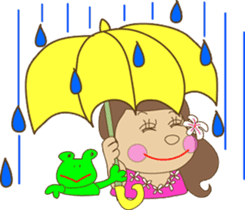 The HULA girl! sticker #275620