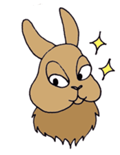 Funny bunny sticker #275625