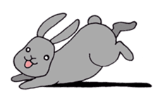 Funny bunny sticker #275626